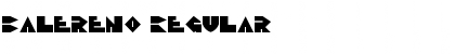 Balereno Font