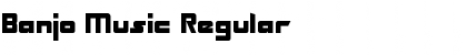 Banjo Music Regular Font