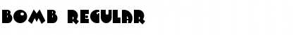 bomb Regular Font