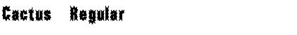 Cactus Regular Font Cactus Regular Font