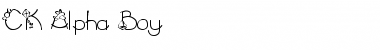 CK Alpha Boy Font