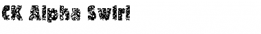 CK Alpha Swirl Font