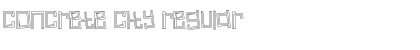 Download Concrete City Font Download Concrete City Font