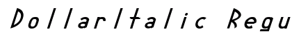 DollarItalic Regular preview