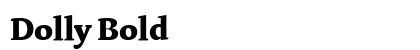 Dolly Bold Preview