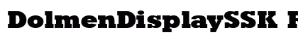 DolmenDisplaySSK Regular preview