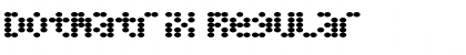 Dotmatrix Regular Font