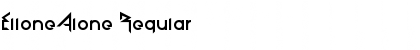 Download ElloneAlone Font Download ElloneAlone Font