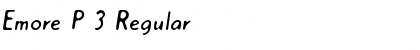 Download Emore P 3 Font Download Emore P 3 Font