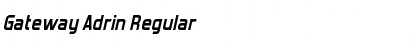 Gateway Adrin Font