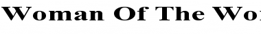 Woman Of The World  17 Font