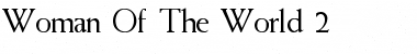 Download Woman Of The World 2 Font