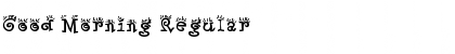 Good Morning Regular Font Good Morning Regular Font