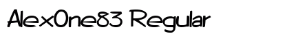 AlexOne83 Regular