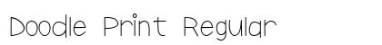 Doodle Print Regular preview