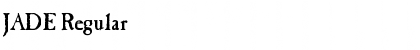JADE Regular Font