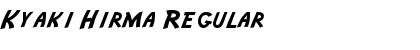 Download Kyaki Hirma Font Download Kyaki Hirma Font