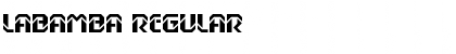 Labamba Regular Font