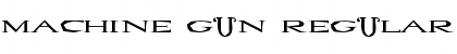Machine Gun Font