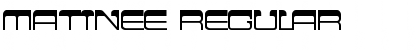 Matinee Regular Font Matinee Regular Font