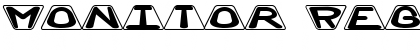 Monitor Regular Font Monitor Regular Font