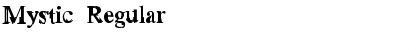 Mystic Regular Font Mystic Regular Font