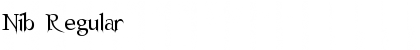 Download Nib Font Download Nib Font