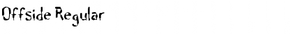 Offside Regular Font