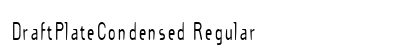 DraftPlateCondensed Regular preview