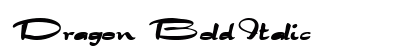 Dragon BoldItalic Preview