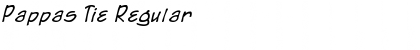 Download Pappas Tie Font