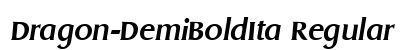 Dragon-DemiBoldIta Regular preview