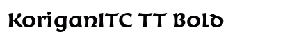 KoriganITC TT Bold Preview