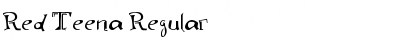 Download Red Teena Font