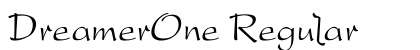 DreamerOne Regular Preview