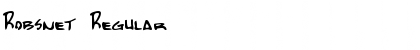 Download Robsnet Font Download Robsnet Font
