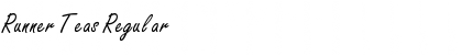 Download Runner Teas Font Download Runner Teas Font