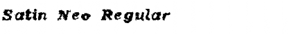 Download Satin Neo Font Download Satin Neo Font
