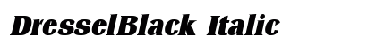 DresselBlack Italic preview