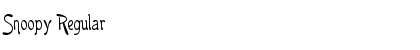 Download Snoopy Font Download Snoopy Font