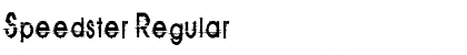 Speedster Regular Font