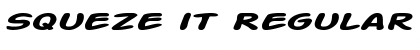 Download Squeze it Font Download Squeze it Font