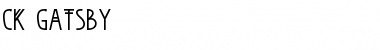 Download CK Gatsby Font Download CK Gatsby Font