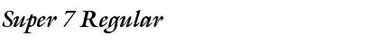 Download Super 7 Font Download Super 7 Font