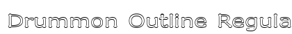 Drummon Outline Regular preview