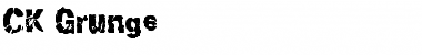 CK Grunge Font
