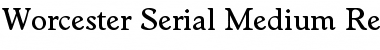 Worcester-Serial-Medium Regular Font