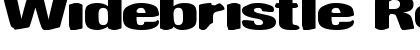 Widebristle Font