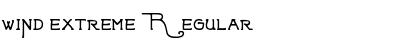 Download wind extreme Font Download wind extreme Font