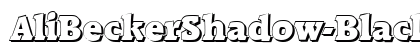 AliBeckerShadow-Black Regular
